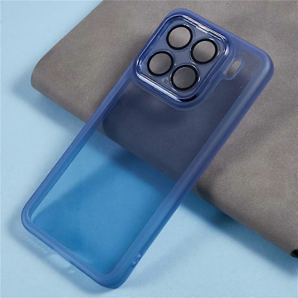 WANLONFENG DKSM -sarja Xiaomi 15 TPU -kotelolle, galvanoidulla kehyksellä ja karkaistulla lasilla Multicolor Style C