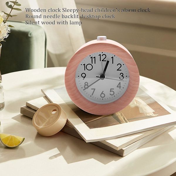 C Snooze Sengelampe Børnevækkeur C Rund Bagside Skrivebord C Lydløs Wi