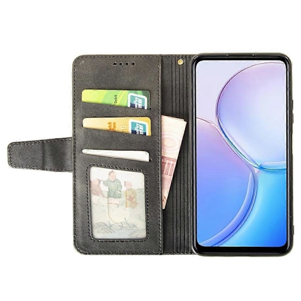 IDEWEI Læder Wallet Telefon Cover med Stativ og Kalvetekstur til Samsung Galaxy A26 5G Multicolor Style G