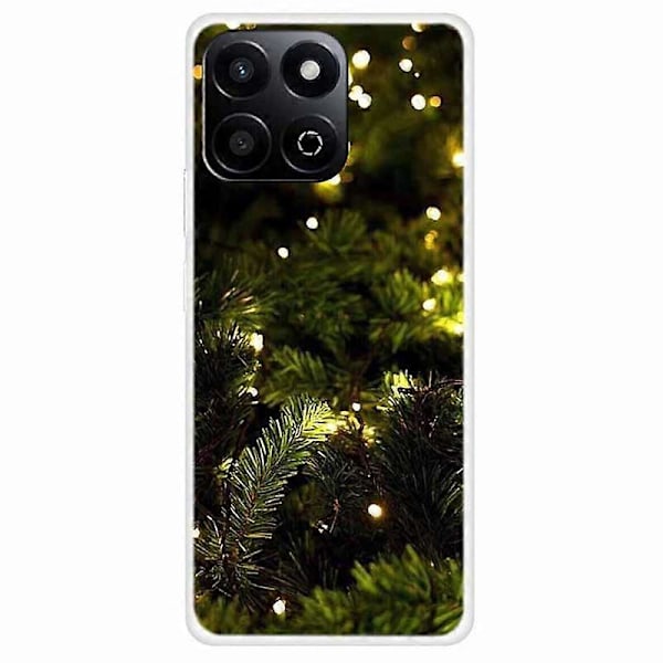 TPU Telefoncover til Honor Play 60 Plus 5G/200 Smart 5G/Play 9T/X7c 4G Festligt Julemønster Multicolor Style W