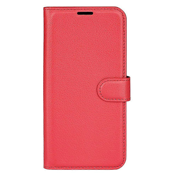 Til Asus Zenfone 12 Ultra 5G Etui Litchi Tekstur Stødsikkert Læder Wallet Telefon Cover Multicolor Red