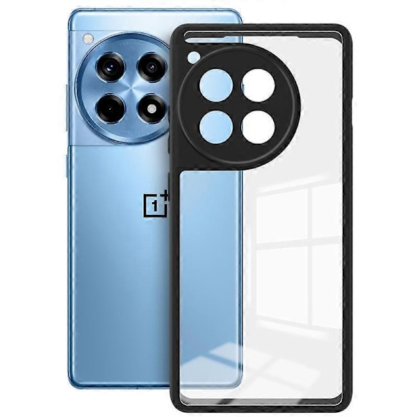 IMAK UX-9A Series for OnePlus Ace 3 5G/12R 5G Klar Deksel TPU + PC Fallbestandig Telefon Shell