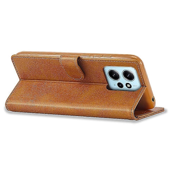 LC.IMEEKE Til Xiaomi Redmi Note 12 4G Telefon Wallet Etui Kalvetekstur PU Læder Stand Telefon Cover Multicolor Style C