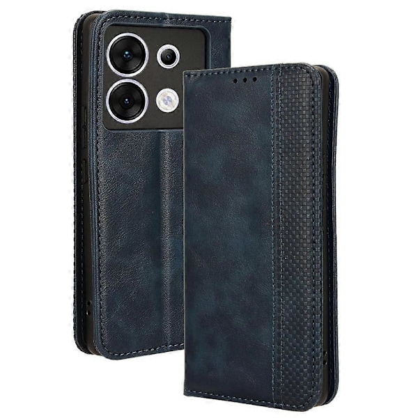 Til Infinix Zero 30 5G Etui Retro PU Læder Standpung Cover Multicolor Style C
