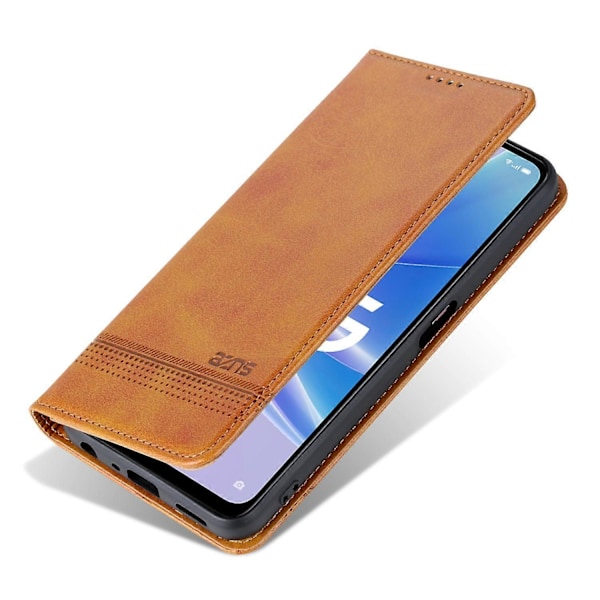 AZNS For Oppo A58 5G/A58x 5G/A78 5G Anti-Scratch Leather Phone Case Stand Wallet Magnetisk Flip Cover Multicolor Style D