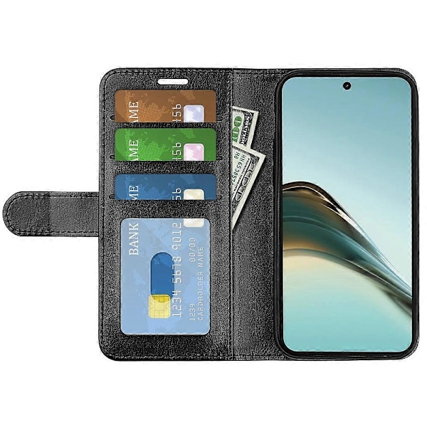 Til Realme 13 Pro 5G Wallet Case Crazy Horse Tekstur Stand Læder Telefon Cover Multicolor Style A