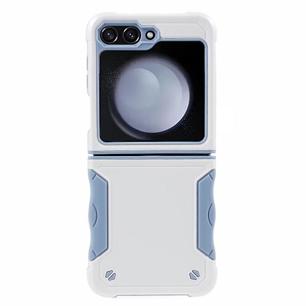 För Samsung Galaxy Z Flip5 5g Tvådelat phone case Pc + Tpu Anti-Scratch cover White