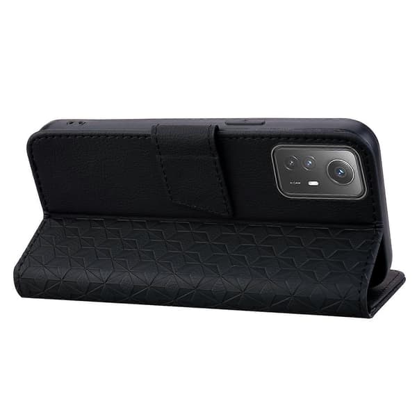 For Xiaomi Redmi Note 12S 4G Deksel Imprinted PU Lær Fallsikkert Telefondeksel Multicolor Style E