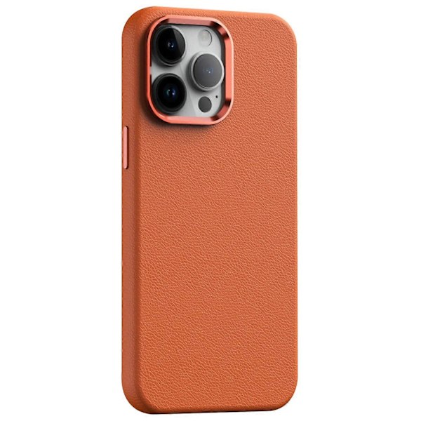 För iPhone 14 Pro Max Anti-Drop Mobilskal PC+PU Läder Magnetiskt Mobiltelefonskydd Multicolor Style A