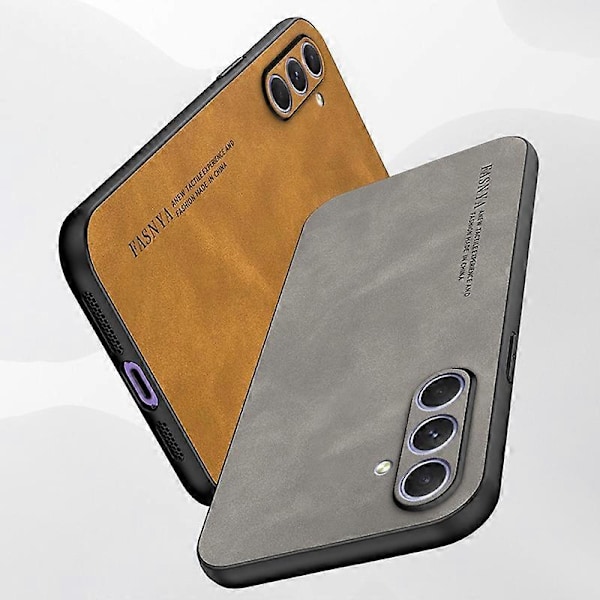 Skal för Samsung Galaxy S23 FE PU+TPU Skyddande Slimmad Mobilskal Multicolor Style D