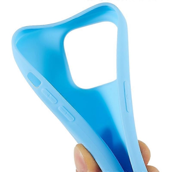 Svart Matt Flexibelt TPU-skal för iPhone 14 Pro, Repskyddande Skyddande Mobilskal Multicolor Style F