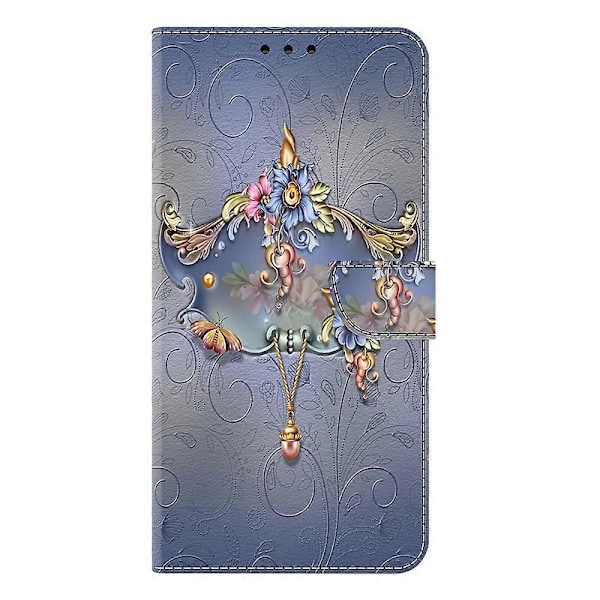 Xiaomi 15 -kotelo PU-nahkainen lompakkokotelo jalustalla Multicolor Carving Flower
