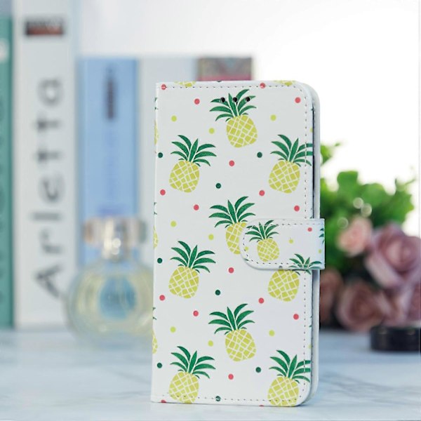 Plånboksfodral för Samsung Galaxy A34 5G Mönstertryck PU Läder Ställ Flipfodral med Rem