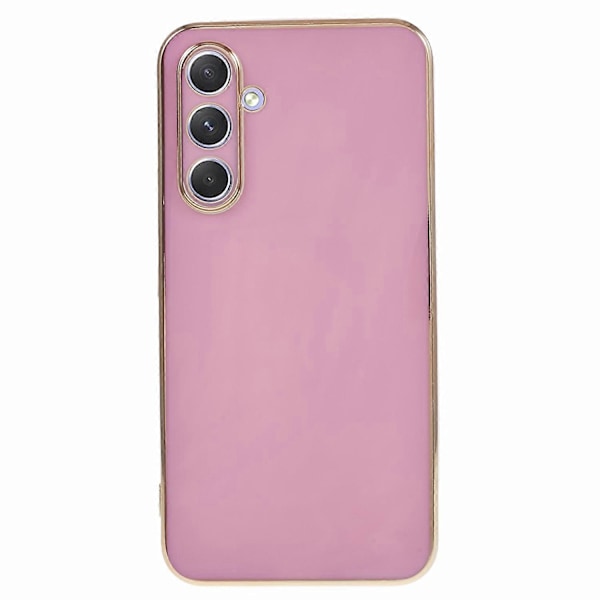 Skyddsfodral för Samsung Galaxy A14 4G/5G, Stöttåligt TPU Glansigt 6D Elektropläterat Telefonskal Multicolor Style A