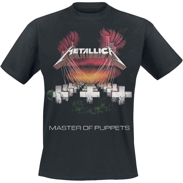 Master Of Puppets Tour Europe 86 T-shirt -vuxen, 3xl Black S