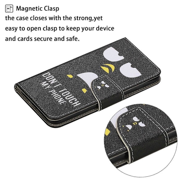 Til Samsung Galaxy A25 5G Etui Mønsterprint Kryds Tekstur Cover Multicolor Penguin