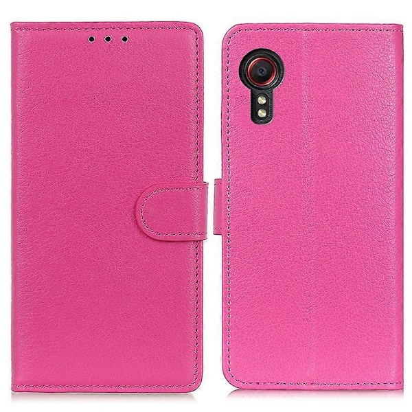 Klassisk PU læder Wallet Phone Stand Case til Samsung Galaxy Xcover 5 Multicolor Style C