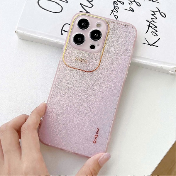 Q.COO Aurora Series Skal för iPhone 12 Pro Max TPU+PET Repskyddande Skyddsskal Multicolor Style D