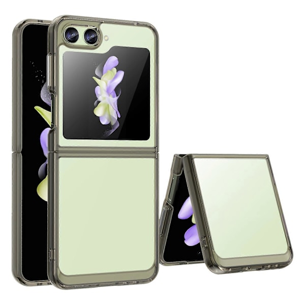 Til Samsung Galaxy Z Flip5 5G Mobiltelefon Bagcover Klar Beskyttende Stødsikker TPU+Akryl Case Multicolor Style D