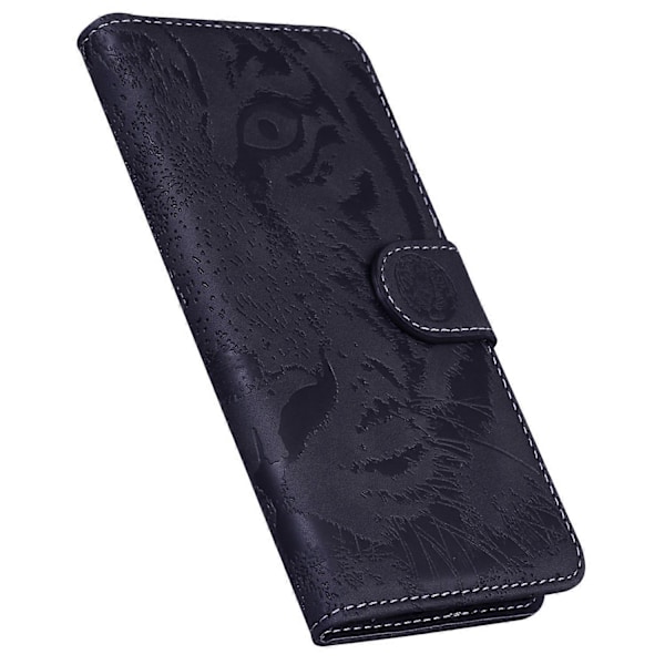 Til Samsung Galaxy A06 Etui Tiger Prægning Læder Wallet Telefon Cover Multicolor Style B
