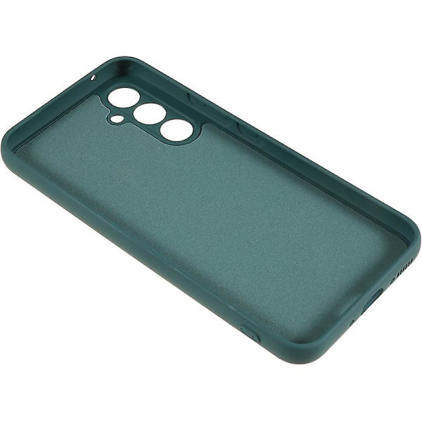 För Samsung Galaxy S23 Fe Fiberfoder Gummibelagt Tpu- cover anti-scratch case Army Green