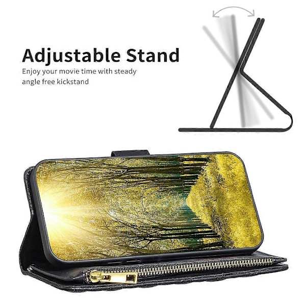 Plånboksfodral i Läder för Samsung Galaxy A15 4G Multicolor Style A