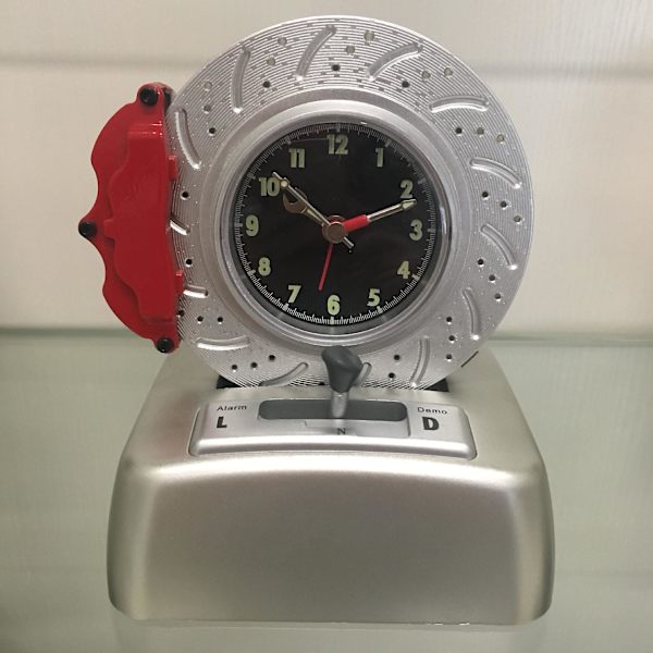Unik bilbromsskiva, kreativ elektronisk väckarklocka