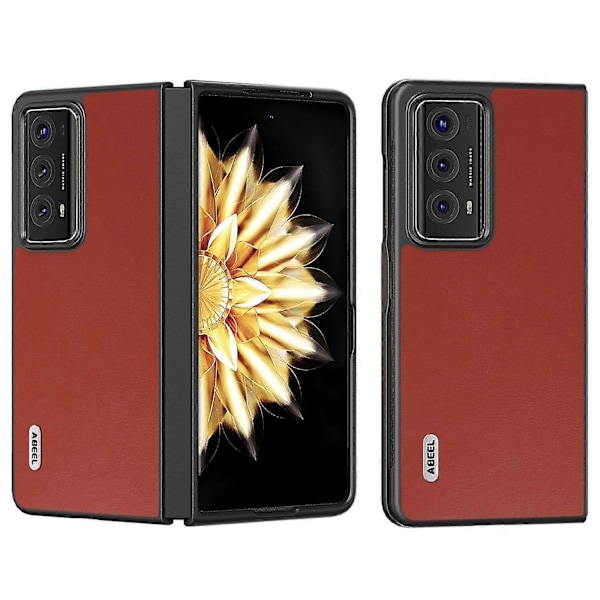 För Honor Magic V2 5G Telefonskal Texturerat PU-läder + PC Skyddsfodral Multicolor Style B