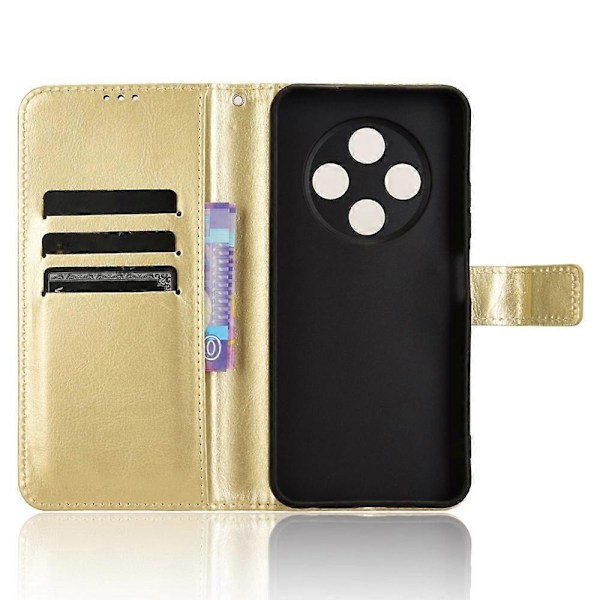 TECNO Spark 30C 4G kL5n -kotelo, Crazy Horse -kuvioitu PU-nahkainen puhelinlompakkokotelo Multicolor Style B