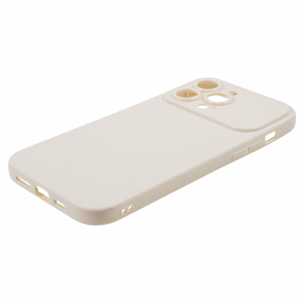 For iPhone 13 Pro Telefondeksel Støvtett Telefonskall Matt Myk TPU (Presis Utsparing for Bakre Linse) White