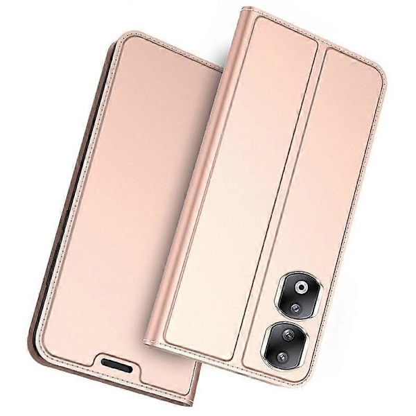 For Honor 90 Pro Kort Slot Telefon Cover Fald Beskyttelse PU Læder Stand Telefon Etui Multicolor Style C