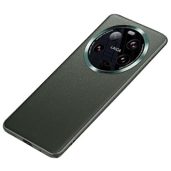 För Xiaomi 13 Ultra PU Läderbelagt TPU+PC Mobilskal Metall Linsskydd Telefonskydd (2:a Gen) Multicolor Style A