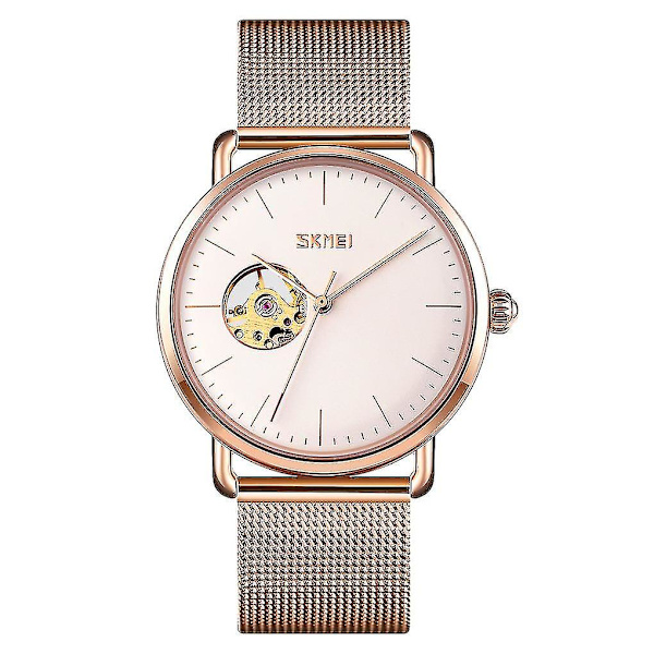 Skmei 9201 Automatic Mechanical Watch Rose Gold