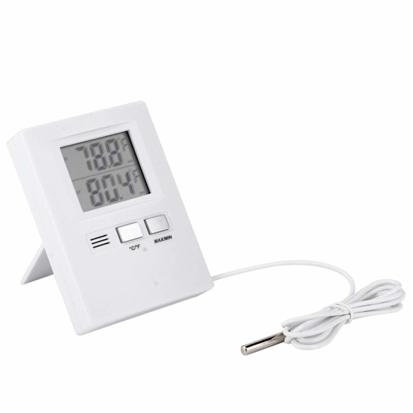 Ny højpræcisions indendørs- og udendørstermometer, temperaturindikation