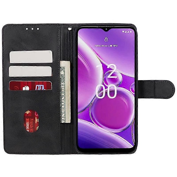PU Læder Shell til Nokia G42 Kalvetekstur Cover Wallet Stand Magnetisk Lås Telefon Cover Multicolor Style A