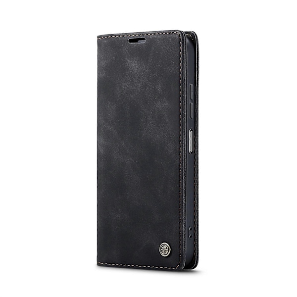 Til Samsung Galaxy A26 5G Case CASEME 013 Series Kortholder Stativ Læder Telefon Cover - Kaffe Multicolor Black