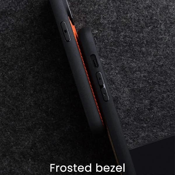 MELKCO Skal för iPhone 15 Äkta Koläder+PC Stötsäkert Telefonskal Multicolor Style E