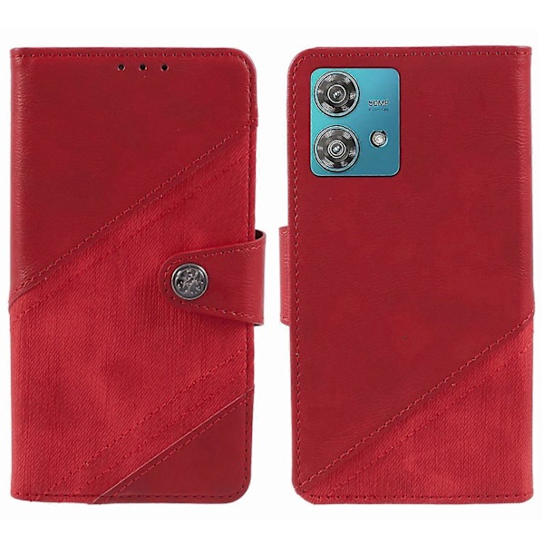 Motorola Edge 40 Neo 5G -kotelon lompakko, yhdistetty PU-nahkainen puhelinkotelo Multicolor Style C