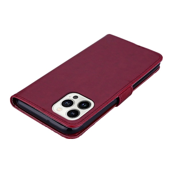 För iPhone 15 Pro Fodral Strass Uggla Tryckt PU Läder Ställ Plånbok Telefonskal Multicolor Style F