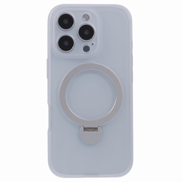 iPhone 16 Pro -kotelo, yhteensopiva MagSafe-yhteensopivan mattapintaisen TPU+PC-pyörivän jalustan kanssa Multicolor Style F