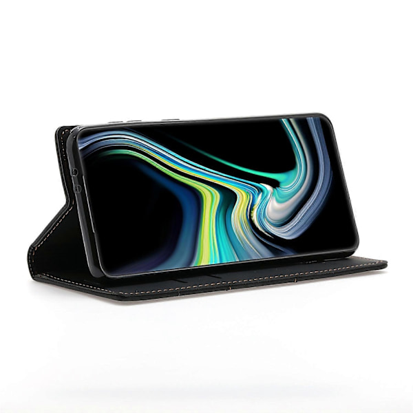Självabsorberande Reptåligt Fantasy TPU+PU Läder Plånboksfodral för Samsung Galaxy