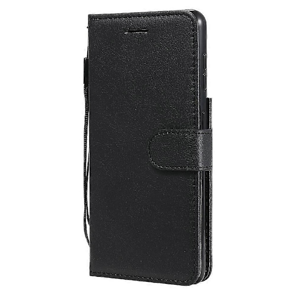 Well-Protected KT Leather Series-2 Solid Color PU Leather Telefonveske Lommebok Stativ Deksel med Stropp