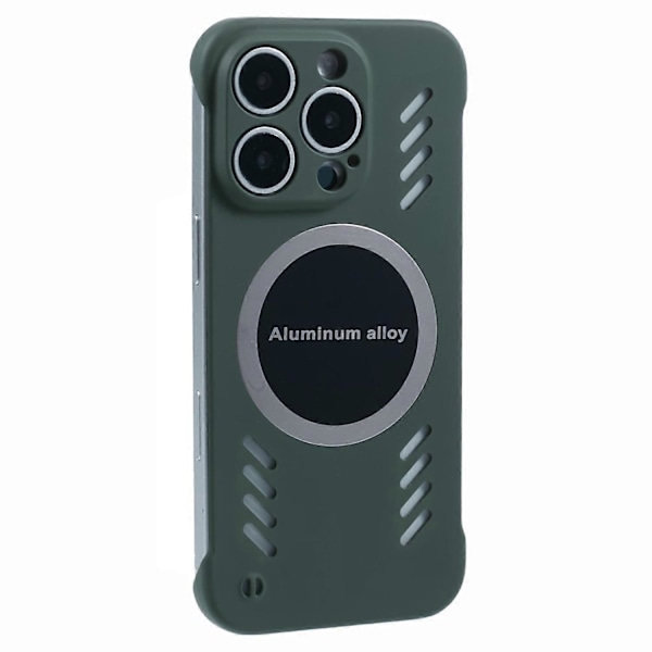 Hårdt PC-etui uden ramme med varmeafledning til iPhone 16 Pro Max Multicolor Style C