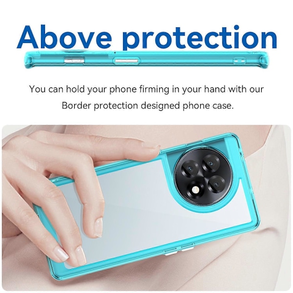 Transparent Skal för OnePlus Ace 2 5G/11R 5G TPU+Akryl Mobilskal Skyddande Fodral Multicolor Style E
