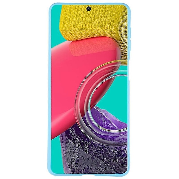 Mjukt TPU Matt Skal för Samsung Galaxy M53 5G, Anti-fingeravtryck, Anti-dropp Baksida Multicolor Style F