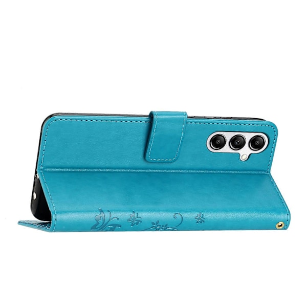 PU-læder telefonpungcover med rem til Samsung Galaxy A56 5G Multicolor Style B
