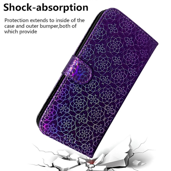 För OnePlus 11 5G Mobilskal Bländande Blommönster Plånbok Ställ PU Läder Mobilfodral Multicolor Style C