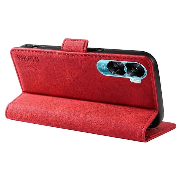 YIKATU YK-005 PU Læder Etui med Støttefod og Pung til Honor 90 Lite 5G/X50i 5G - Hudvenlig Multicolor Style H