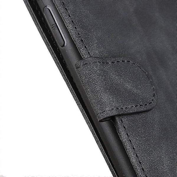 KHAZNEH För Oppo A58 5G/A78 5G PU Läder Ställ Fodral Plånbok Mobilskal Retro Textur Skal Multicolor Style A
