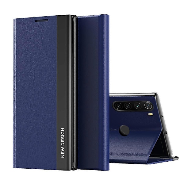 PU Läder Auto-absorberande Ställ Telefonskal för Xiaomi Redmi Note 8T